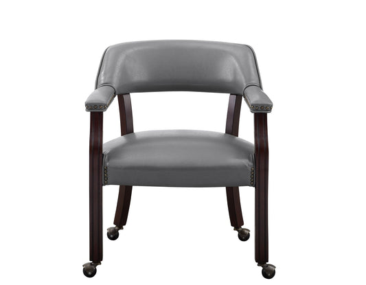 Tournament Game Table and Chairs, 6-Piece, Gray  (Table & 4 Chairs)