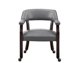 Tournament Game Table and Chairs, 6-Piece, Gray  (Table & 4 Chairs)