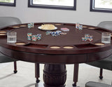 Tournament Game Table and Chairs, 6-Piece, Gray  (Table & 4 Chairs)