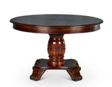 Tournament Game Table and Chairs, 6-Piece, Gray (Table & 4 Chairs)