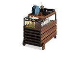 Transformer Outdoor Bar Cart - Panel Storage
