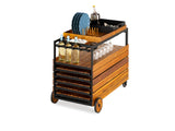 Transformer Outdoor Bar Cart - Panel Storage