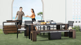 Transformer Outdoor Bar Cart - Panel Storage