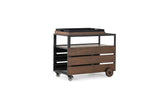 Transformer Outdoor Bar Cart - Panel Storage