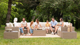 Transformer Patio Conversation Set - Modular 9 Piece to 15