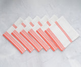 Striped Napkins - Cloth Napkins Set of 6