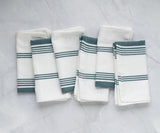 Striped Napkins - Cloth Napkins Set of 6