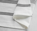 Black Striped Napkin