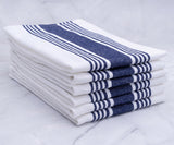 Striped Napkins - Cloth Napkins Set of 6