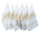 Striped Napkins - Cloth Napkins Set of 6
