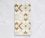 Custom Print Metallic Cotton Napkins - Customized Napkins