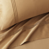 Triple Luxe Sateen Sheet Set | Hotel Collection Caramel