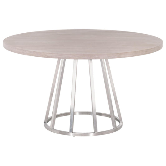 Turino 54" Round Dining Table Wood Top