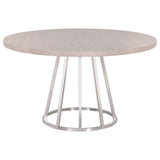 Turino 54" Round Dining Table Wood Top