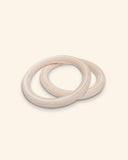 ULPU gym rings | birch - white straps