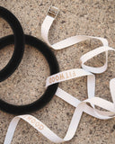 ULPU gym rings | black - white straps