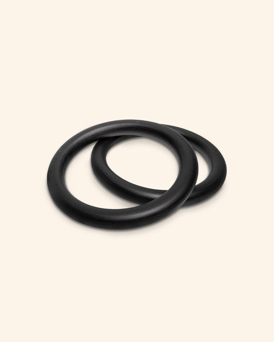 ULPU gym rings | black - black straps