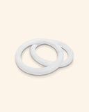 ULPU gym rings | white - black straps