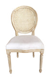 Louis Oval Back Side Chair (NWW)