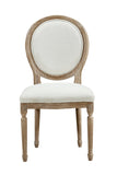 Louis Oval Back Side Chair (NWW)