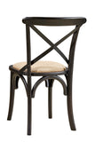 X Back Side Chair (Black)