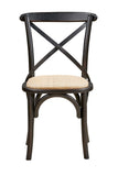 X Back Side Chair (Black)