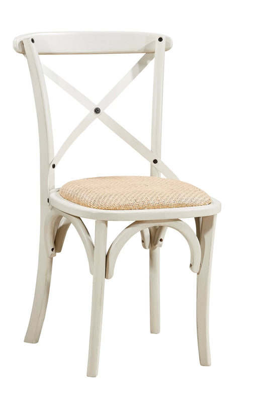 X Back Side Chair (White)