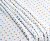 Gold Polka Dot Tablecloth