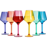 European Style Crystal, Stemmed Wine Glasses