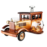 Vintage Car Decanter and Glasses Set