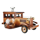 Vintage Car Decanter and Glasses Set