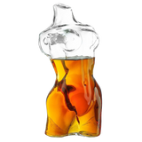 Lady Body Sculpture Whiskey & Wine Decanter Elegant Glass