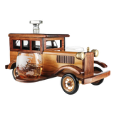 Old Fashioned Car Whiskey Decanter Set, 750ml Decanter Spigot