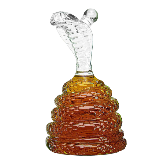 King Cobra Snake Whiskey & Wine Decanter King Cobra Snakes