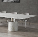Geneva 120" Dining Table Cylinders