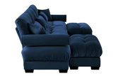 CLOUDIES 134" 3 Seater Sofa with 2 Ottomans