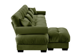 CLOUDIES 173" 4 Seater Sofa with 1 Ottoman