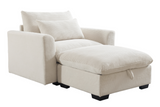 PERTH 51" Single Sofa with 1 Ottoman