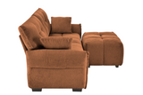 CHARLOTTE 78" 2-Seater Sofa with 1 Ottoman