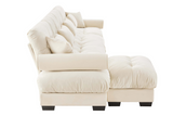 CLOUDIES 173" 4 Seater Sofa with 1 Ottoman