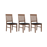 Solid Rubberwood Upholstered Dining Chair