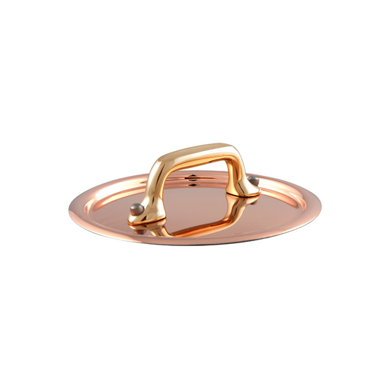 Mauviel Copper Lid With Brass Handle, 3.5-In