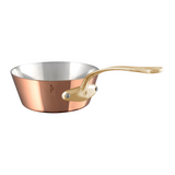 Mauviel M'Tradition Polished Copper & Tin Inside Splayed Saute Pan With Brass Handle