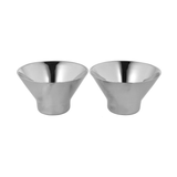 Sol Living Stainless Steel Bowl Set 15 oz 2 Pc