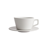 Angle Collection 12oz Large Latte Cup & Saucer