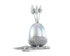 Pewter Acorn Cheese Pick Set