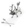 Elk Pewter Cheese Pick Set