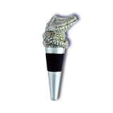 Pewter Alligator Bottle Stopper