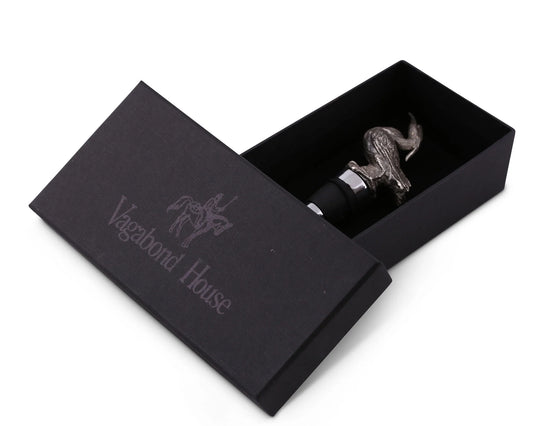 Pewter Blue Heron Bottle Stopper