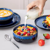 Starry Lipped-Edge 12 Piece Dinnerware Set